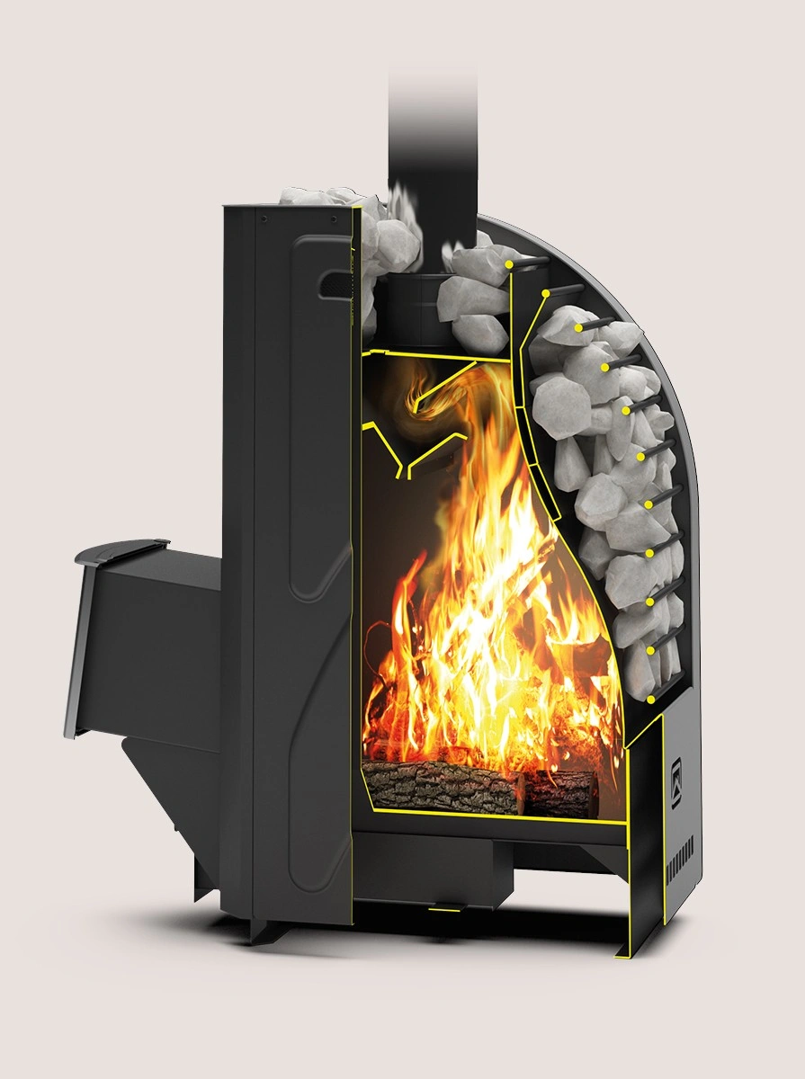 Печь для бани Каскад-12 Т (2018) - Теплодар